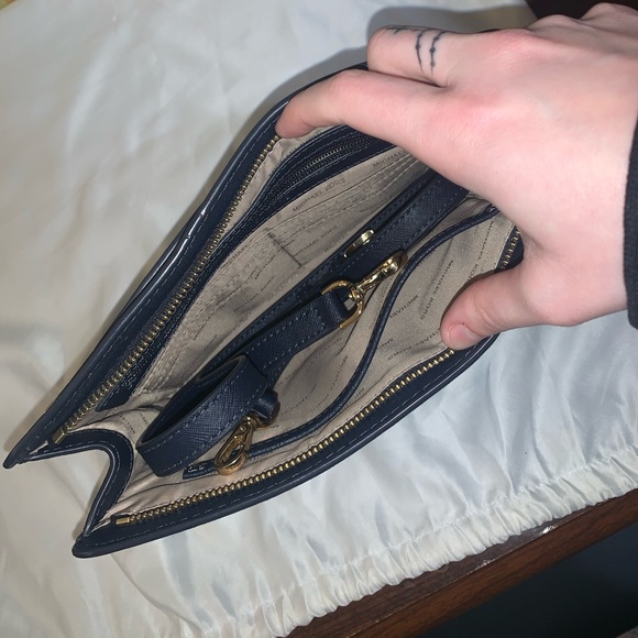 Navy Blue Michael Kors Crossbody - Picture 2 of 3